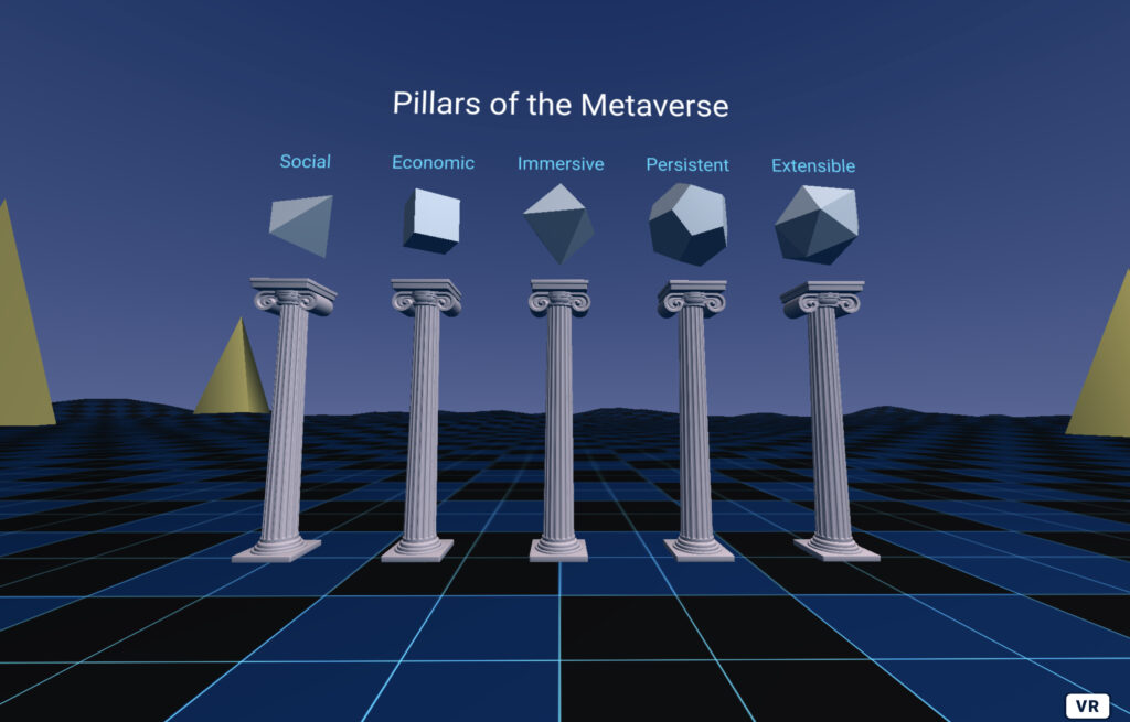 Metaphysics of the Metaverse - WebVR space